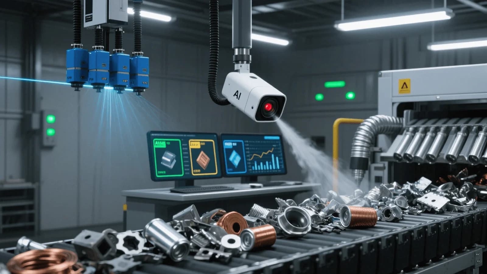 Advanced Sorting Technologies in Metal Recycling: AI and Optical Solutions