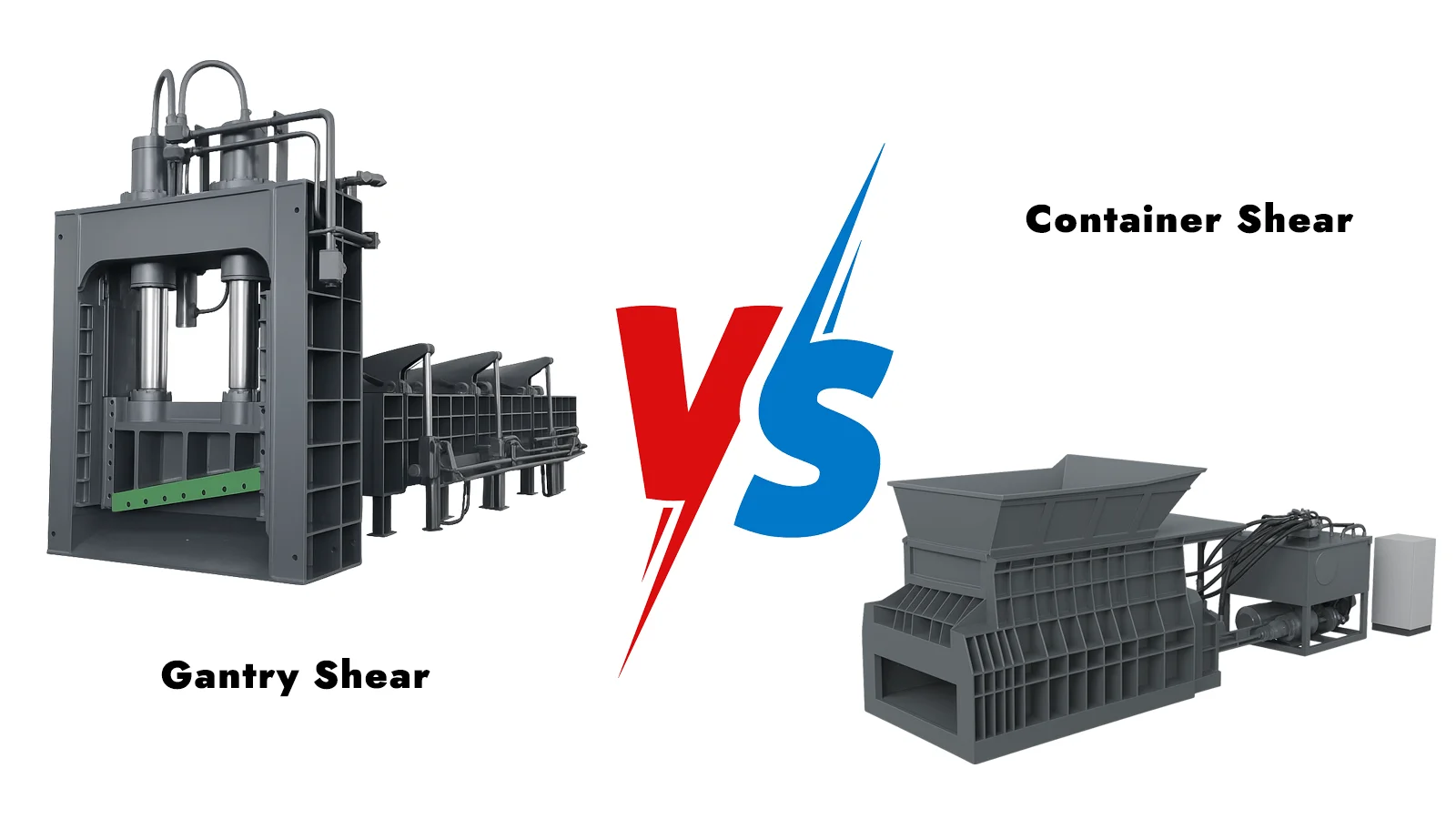 Gantry Shear vs Container Shear: Performance Analysis