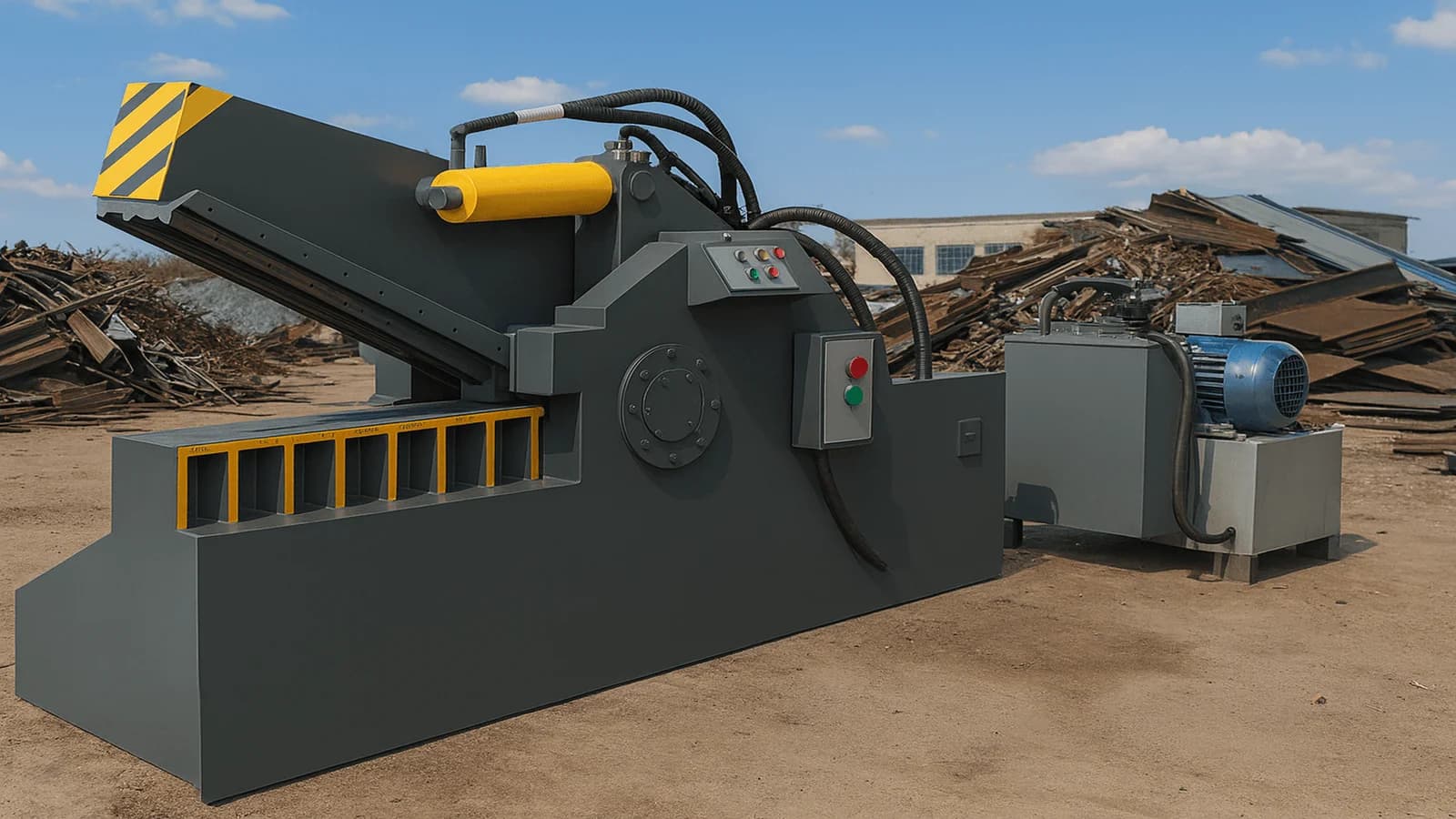 Alligator Shears Improve Small Scrap Efficiency
