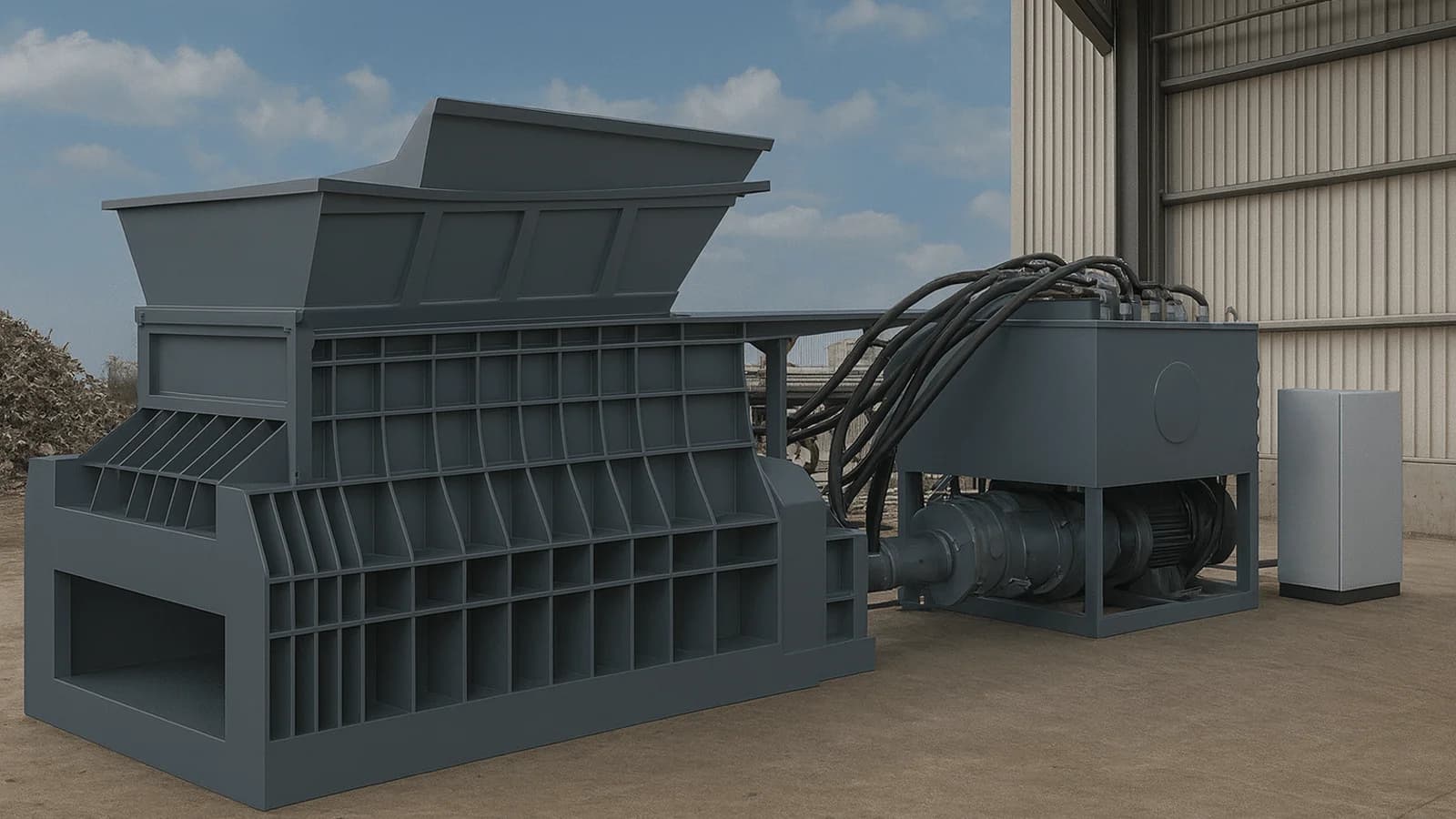 Container Shears Improve Recycling Efficiency