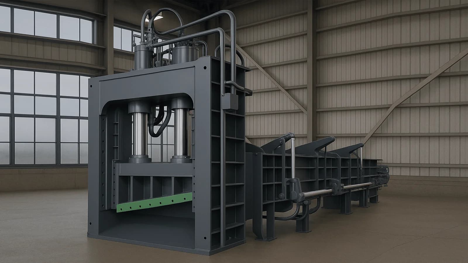 Gantry Shears Improve Recycling Efficiency