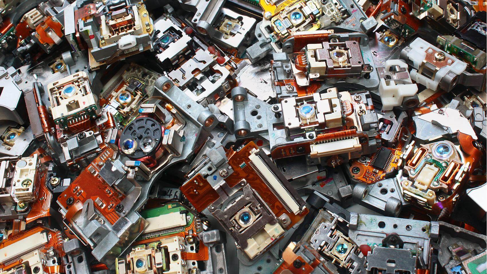 Electronic waste recycling facility with ARZIR equipment