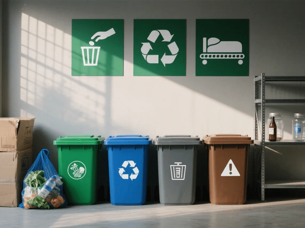 Hospitality waste management with ARZIR equipment