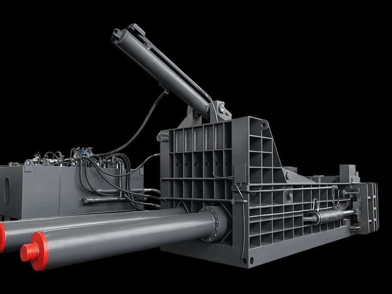 Car Body Baler compacting end-of-life vehicles