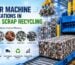 Baler Machine Applications in Metal Scrap Recycling