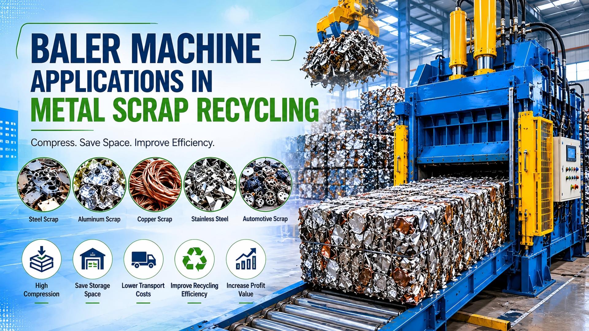 Baler Machine Applications in Metal Scrap Recycling
