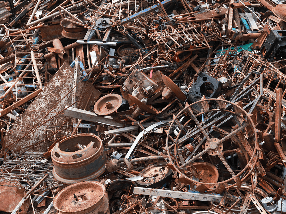 Large metal recycling center using ARZIR equipment
