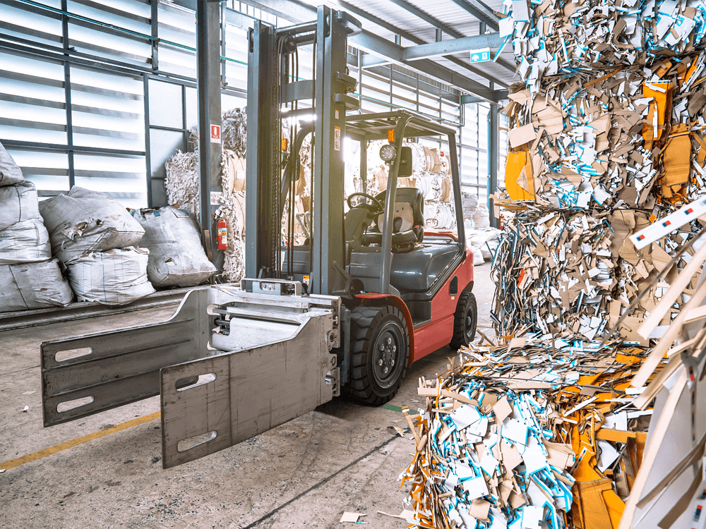 Warehouse & Logistics Waste Management - Vertical Baler Solutions