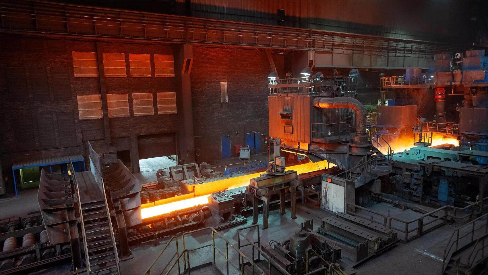 Steel mill processing with ARZIR equipment