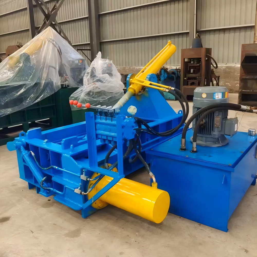 Industrial Recycling Baler Hydraulic System Check