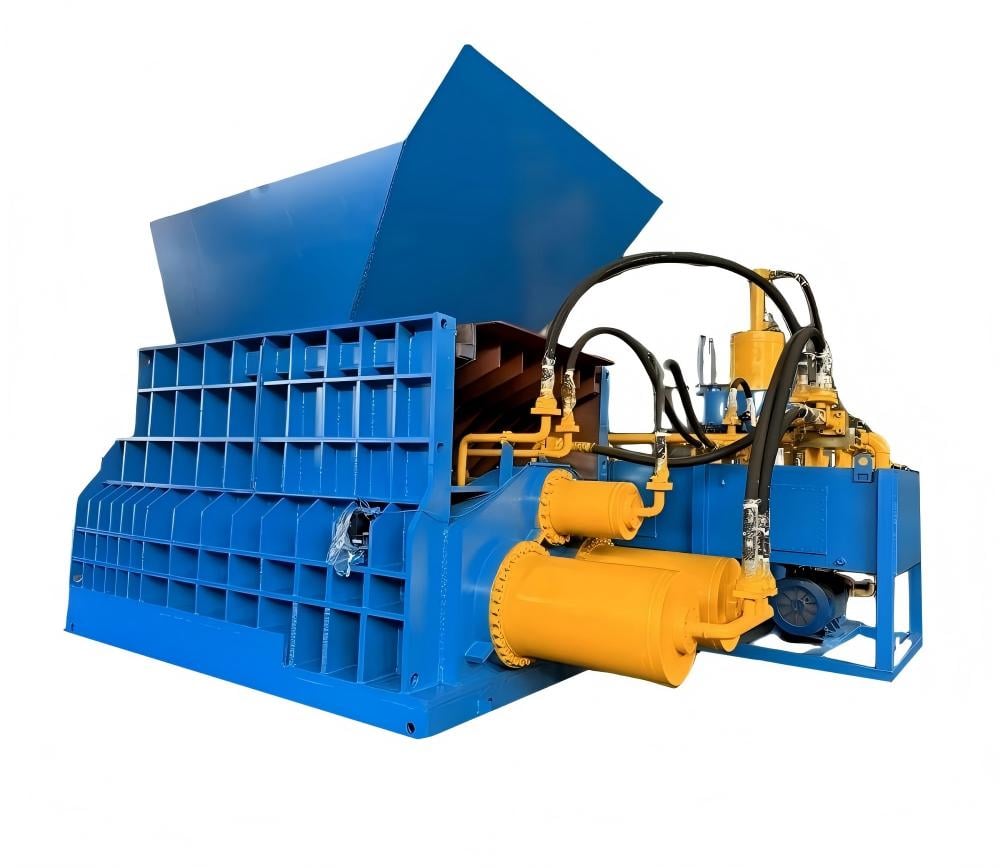 Industrial Container Shear for Scrap Metal Processing