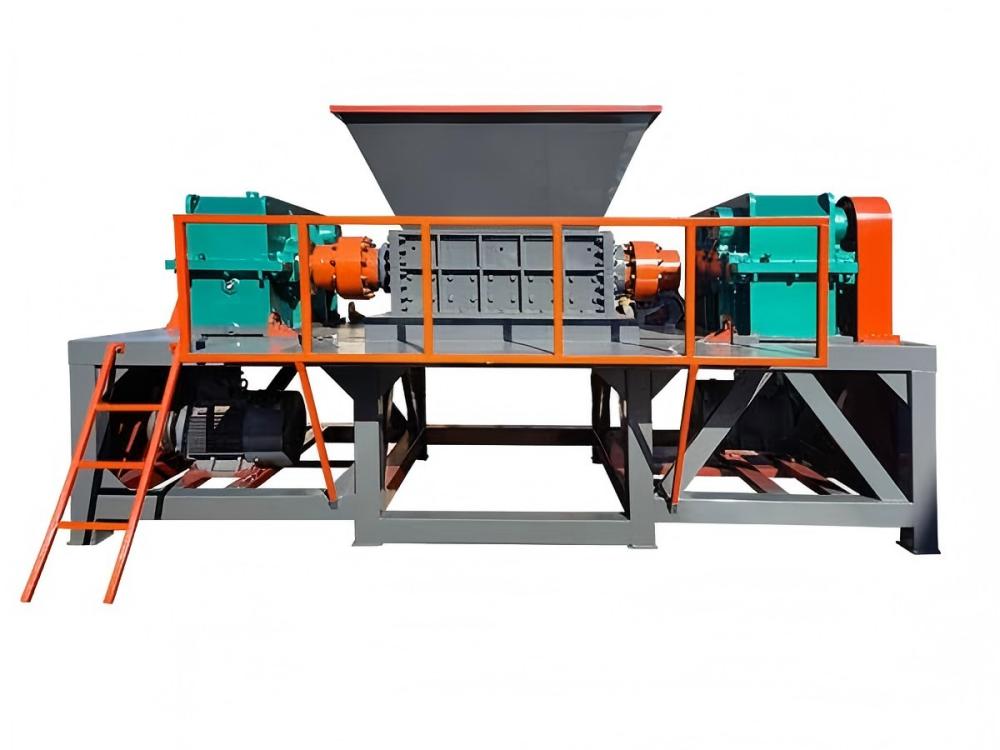 Industrial Double-Shaft Shredder for Metal Recycling