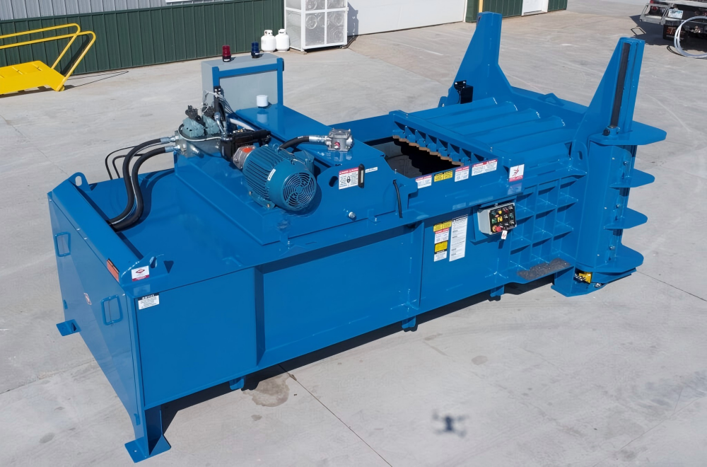 Efficient Horizontal Baler Configuration