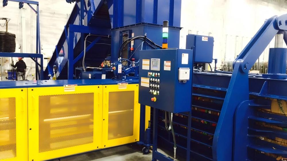 Industrial Horizontal Baler for Heavy Duty Production