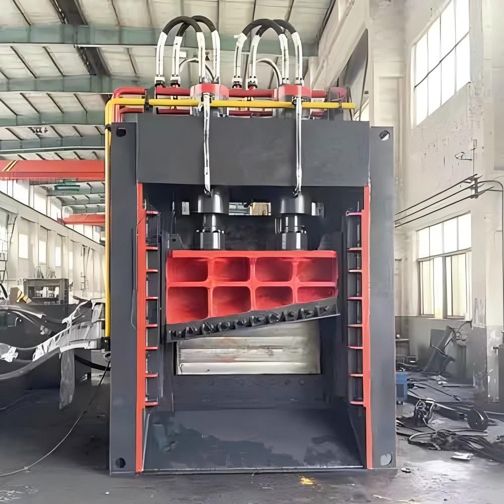 HARSLE MS-800 Gantry Shearing Machine in operation