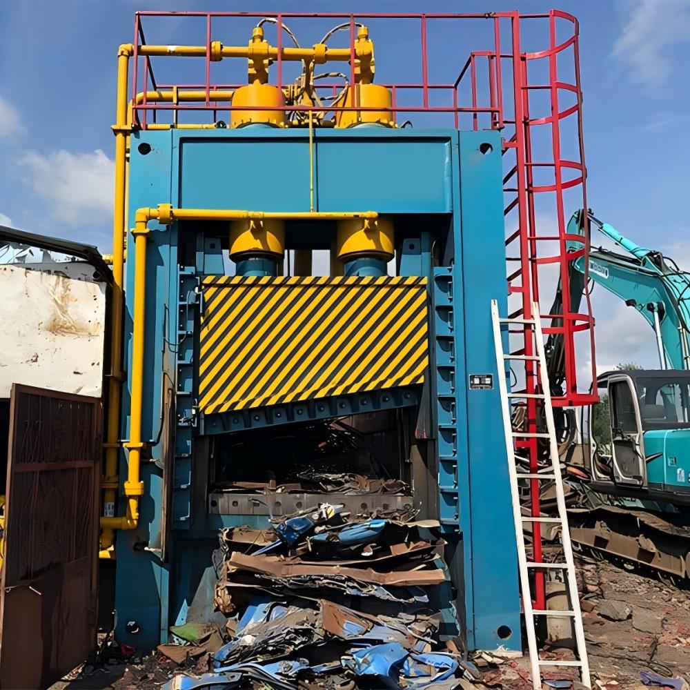 Multi-Function Gantry Metal Shear Baler for Automotive Scrap