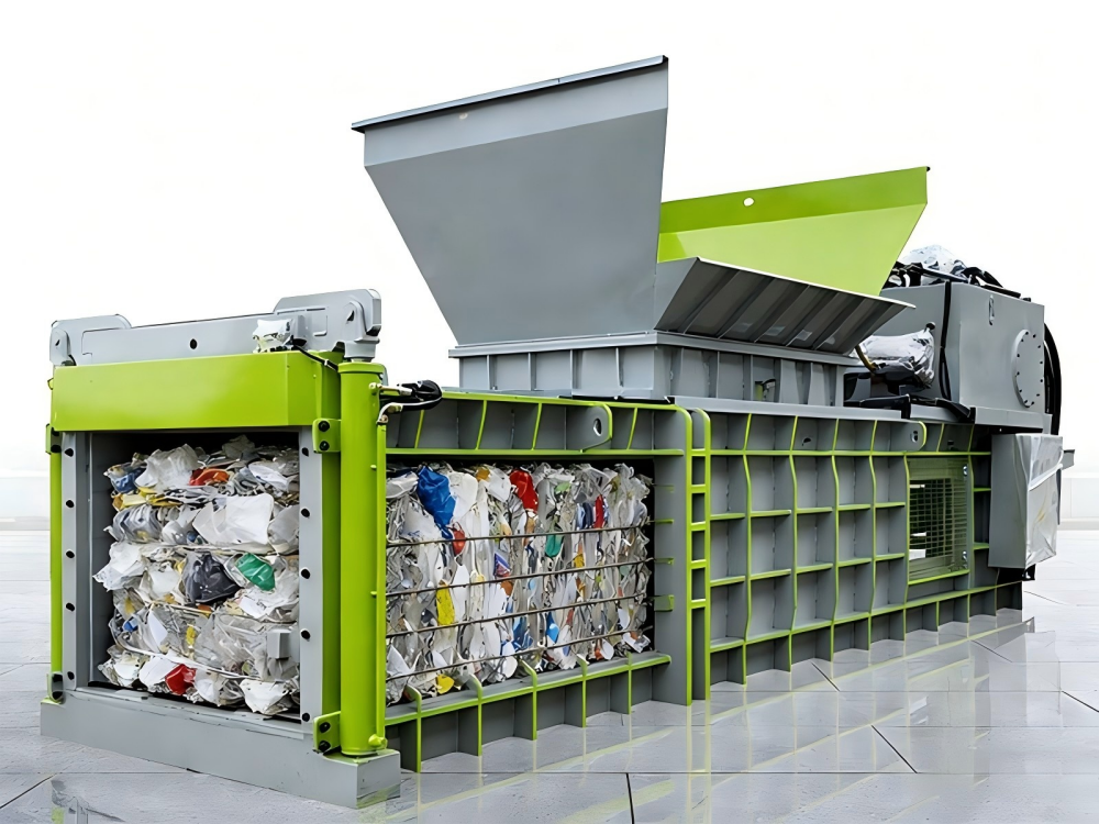 Automatic Horizontal Baler for Plastic Recycling