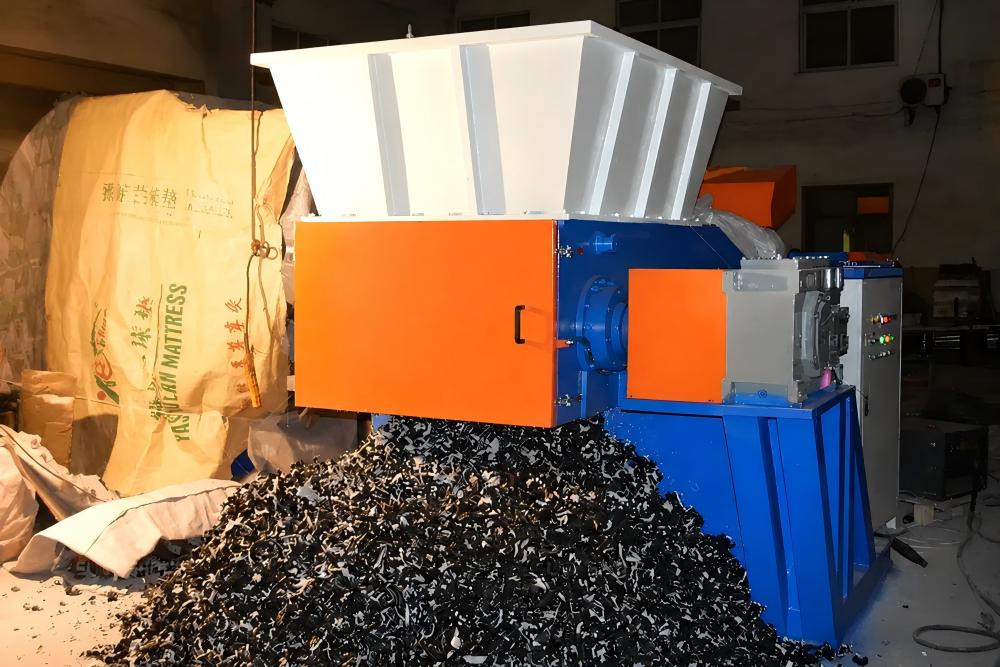 Industrial Single-Shaft Shredder Machine for Recycling