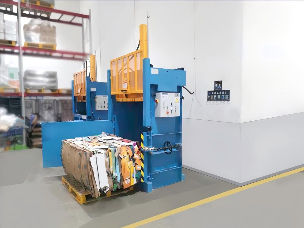 Vertical Baling Machine for Light Metals