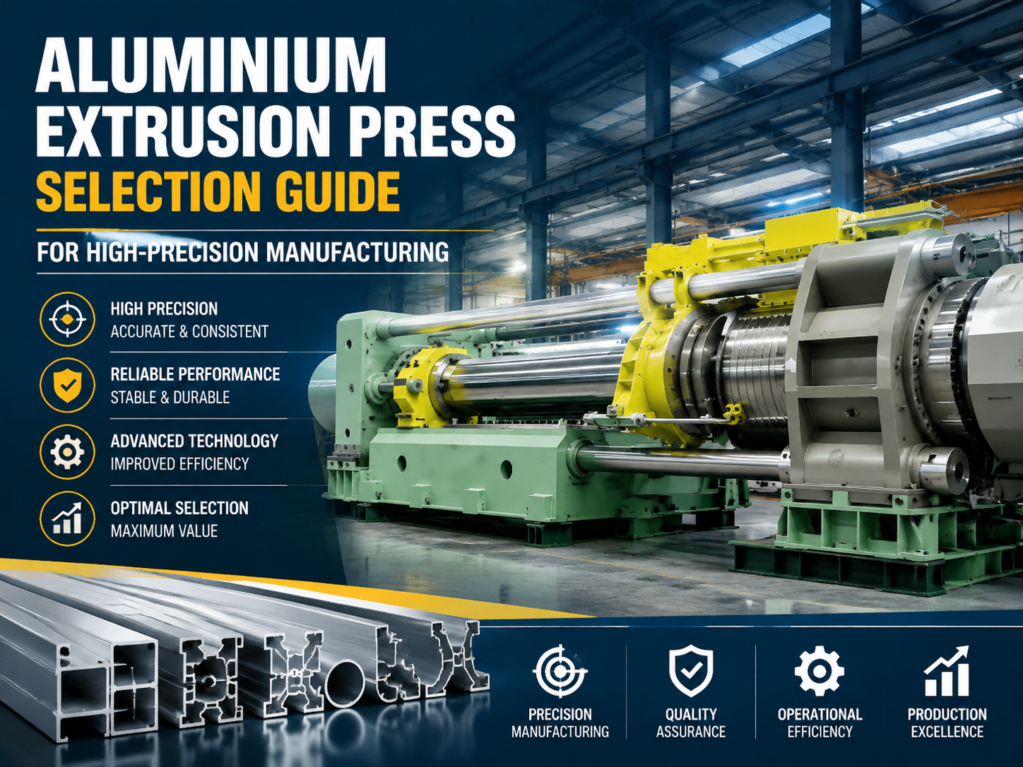 aluminium extrusion press selection guide for high precision manufacturing