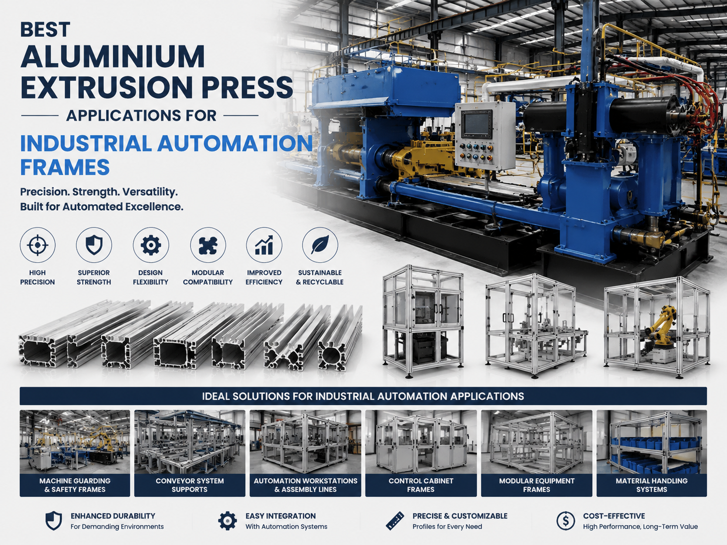 best aluminium extrusion press applications industrial automation frames a complete guide