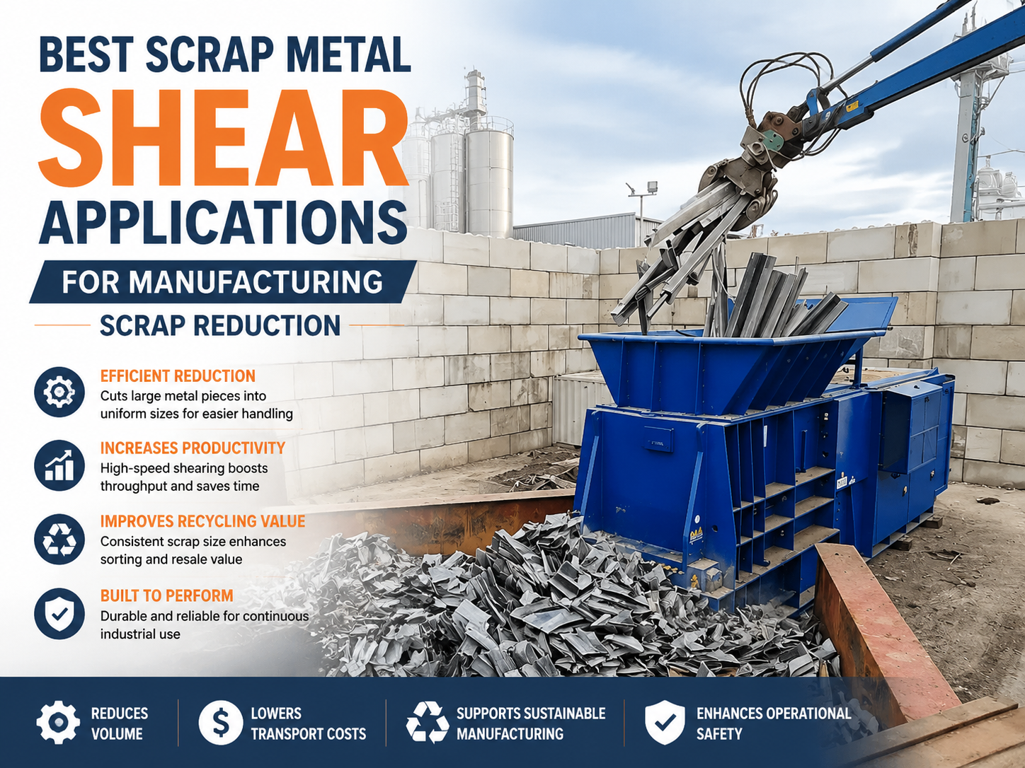 best scrap metal shear applications for manufacturing scrap reduction 1