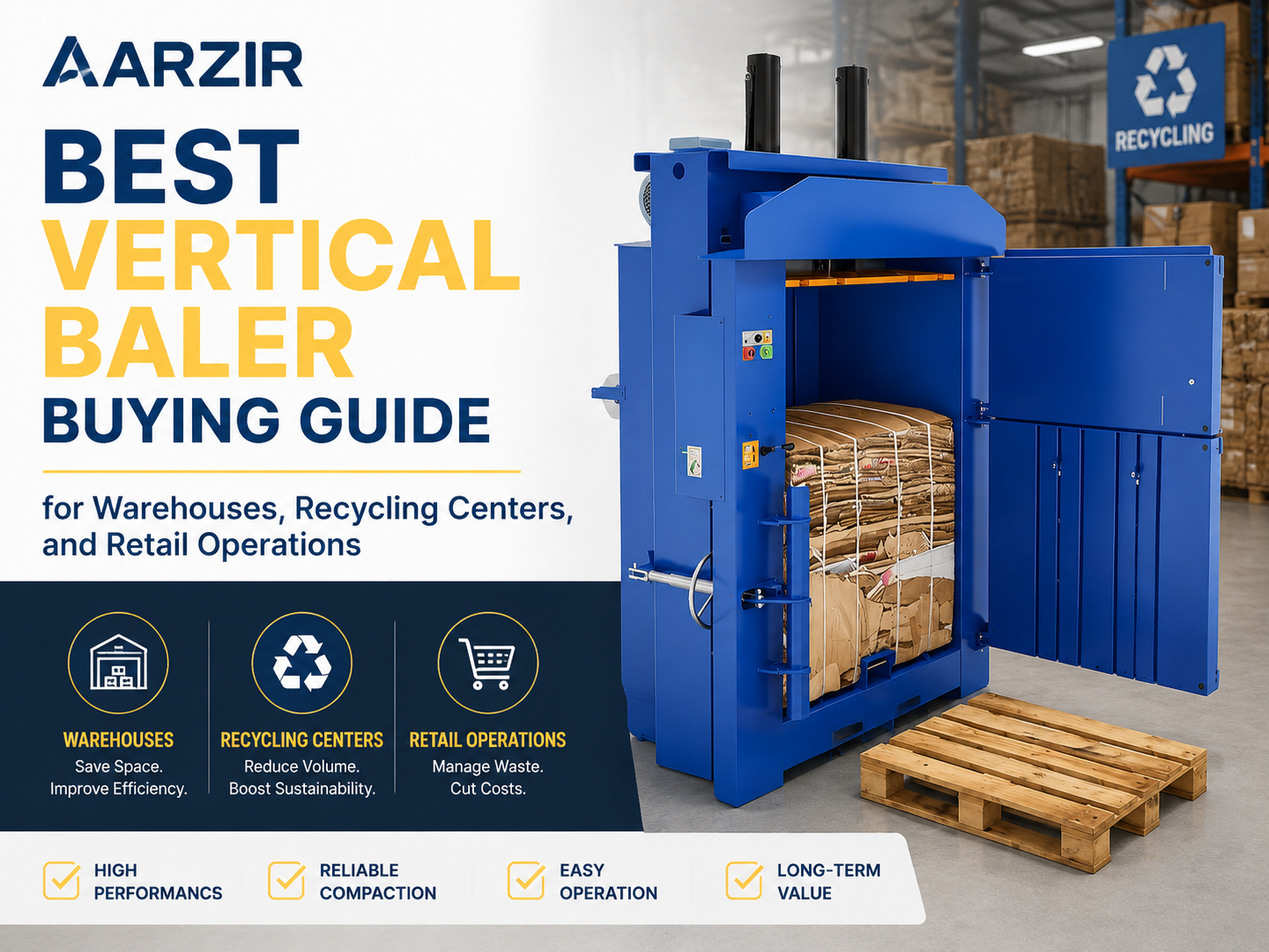 best vertical baler buying guide for warehouses recycling centers and retail operations