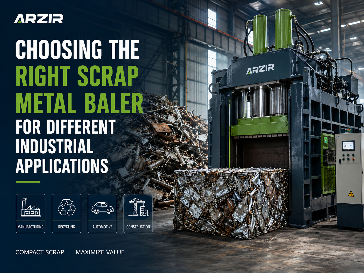 choosing the right scrap metal baler for different industrial applications 1