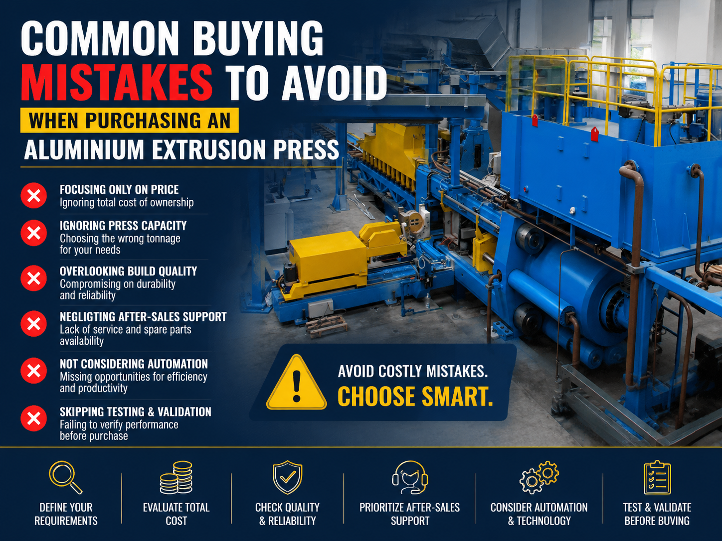 common buying mistakes to avoid when purchasing an aluminium extrusion press 2