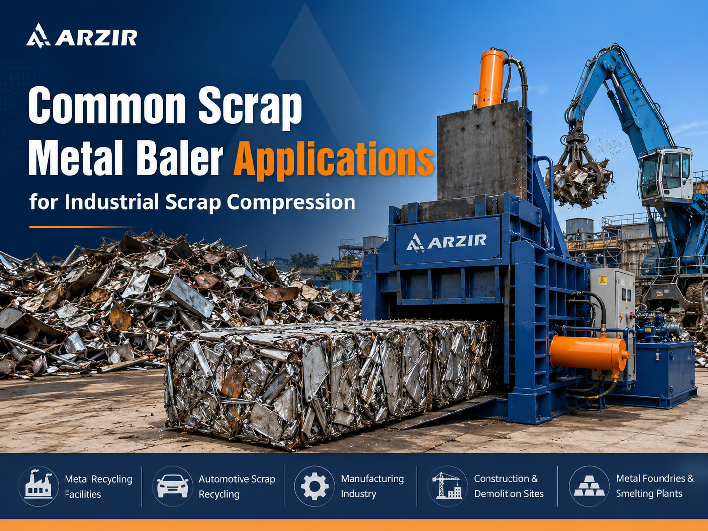 common scrap metal baler applications for industrial scrap compression a comprehensive gui