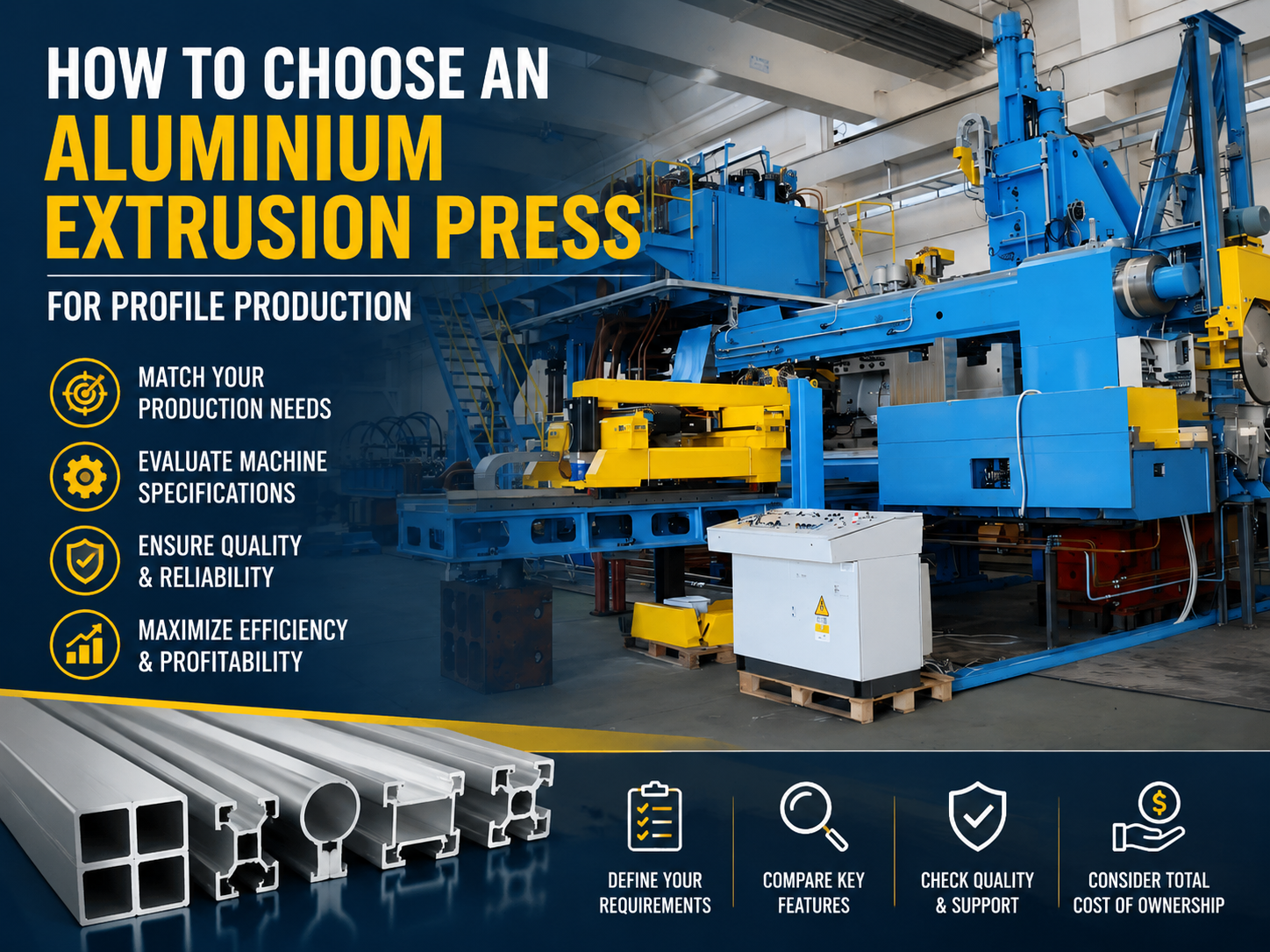 comprehensive guide how to choose an aluminium extrusion press profile production
