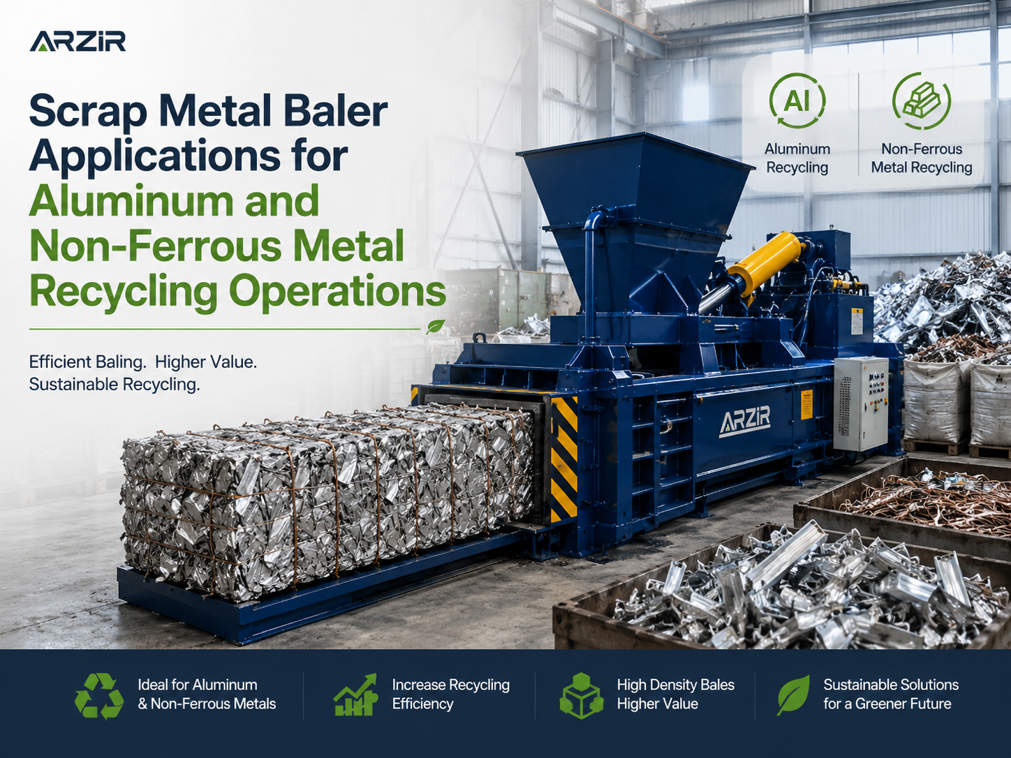comprehensive guide to scrap metal baler applications for aluminum and non ferrous metal r