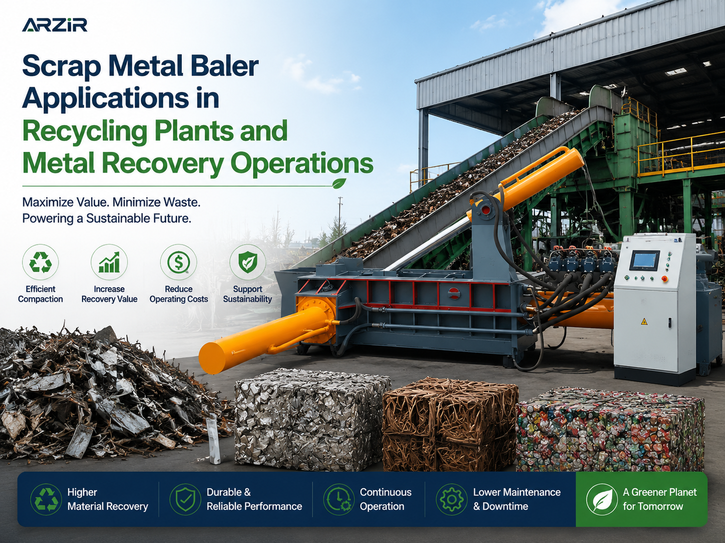 comprehensive guide to scrap metal baler applications in recycling plants and metal recove