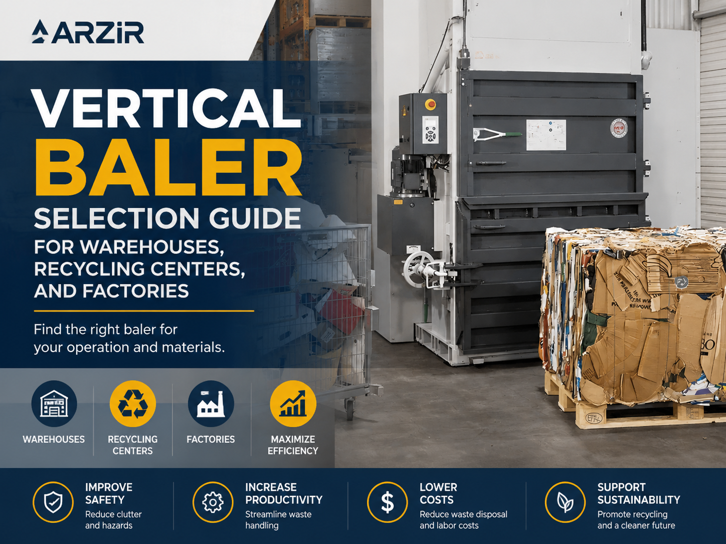 comprehensive vertical baler selection guide for warehouses recycling centers and factorie