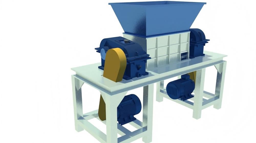 Double-Shaft Shredder Blade Configuration