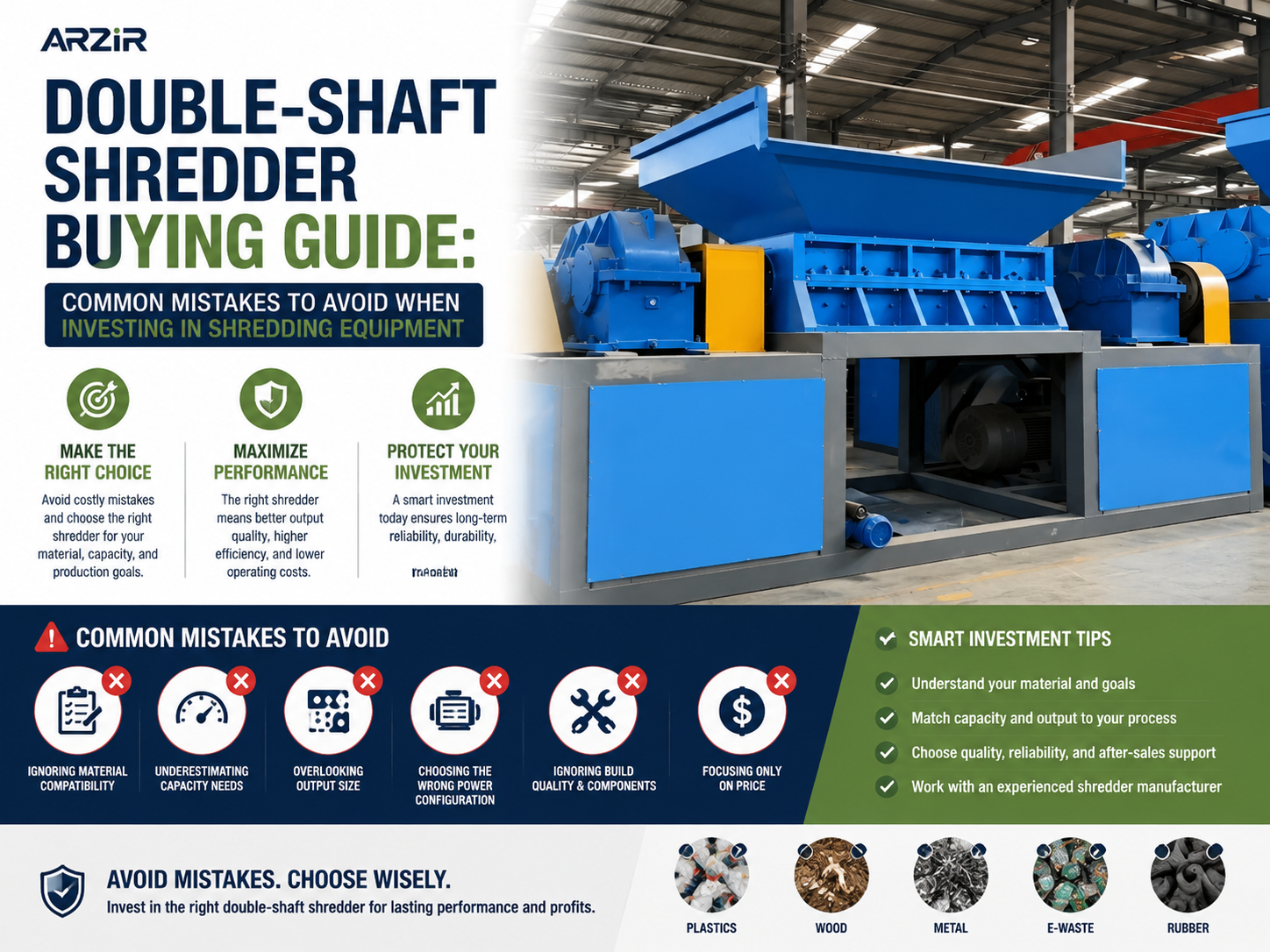 double shaft shredder buying guide common mistakes to avoid when investing in shredding eq