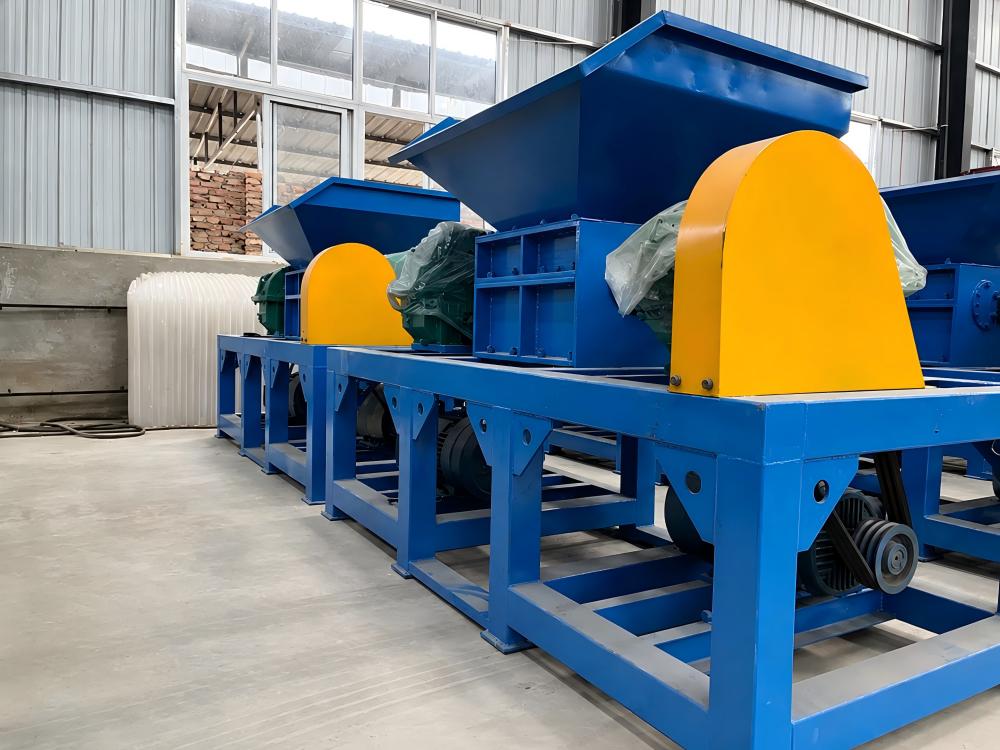 Industrial Double-Shaft Shredder for Waste Management