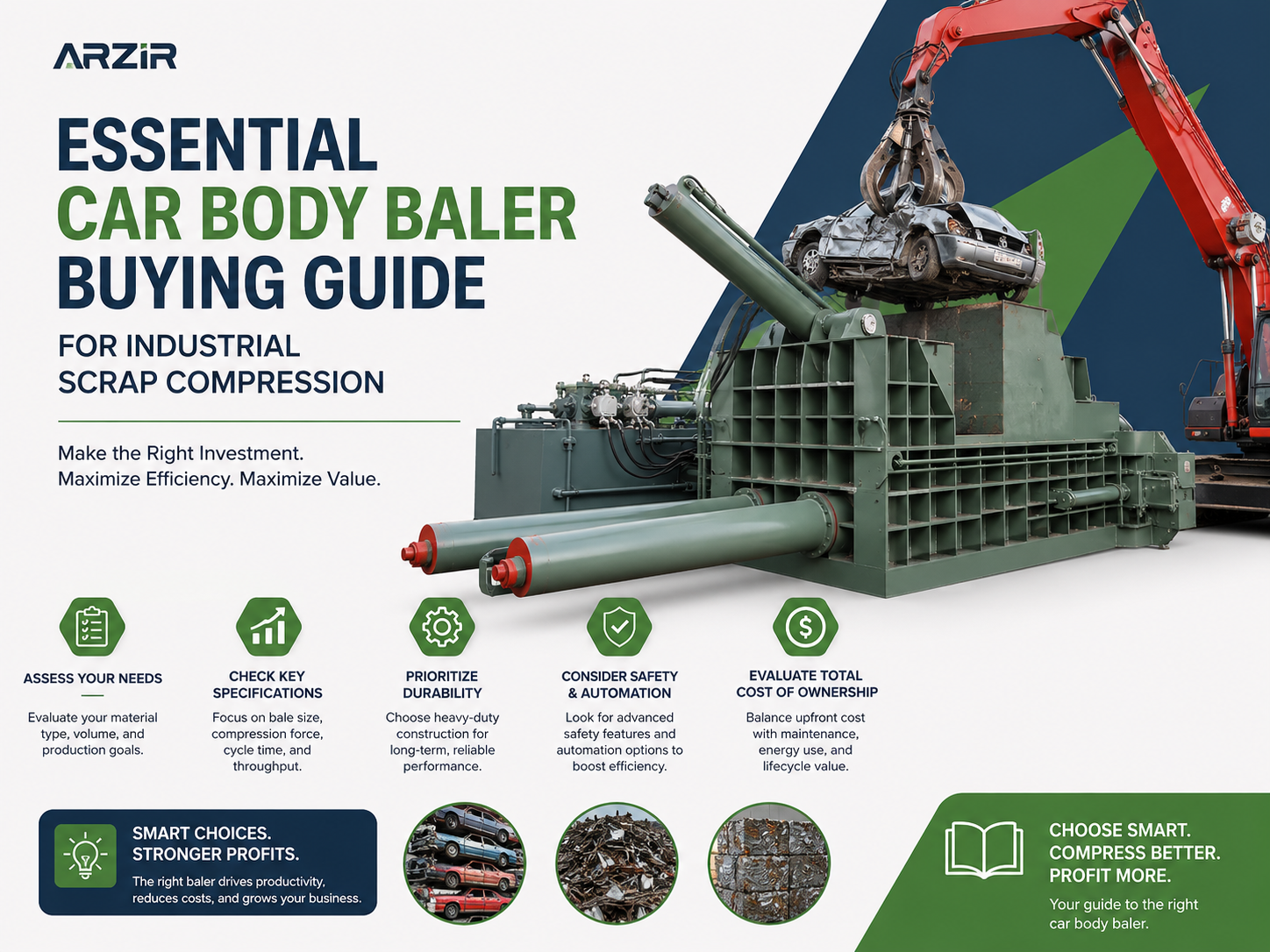 essential car body baler buying guide for industrial scrap compression 1