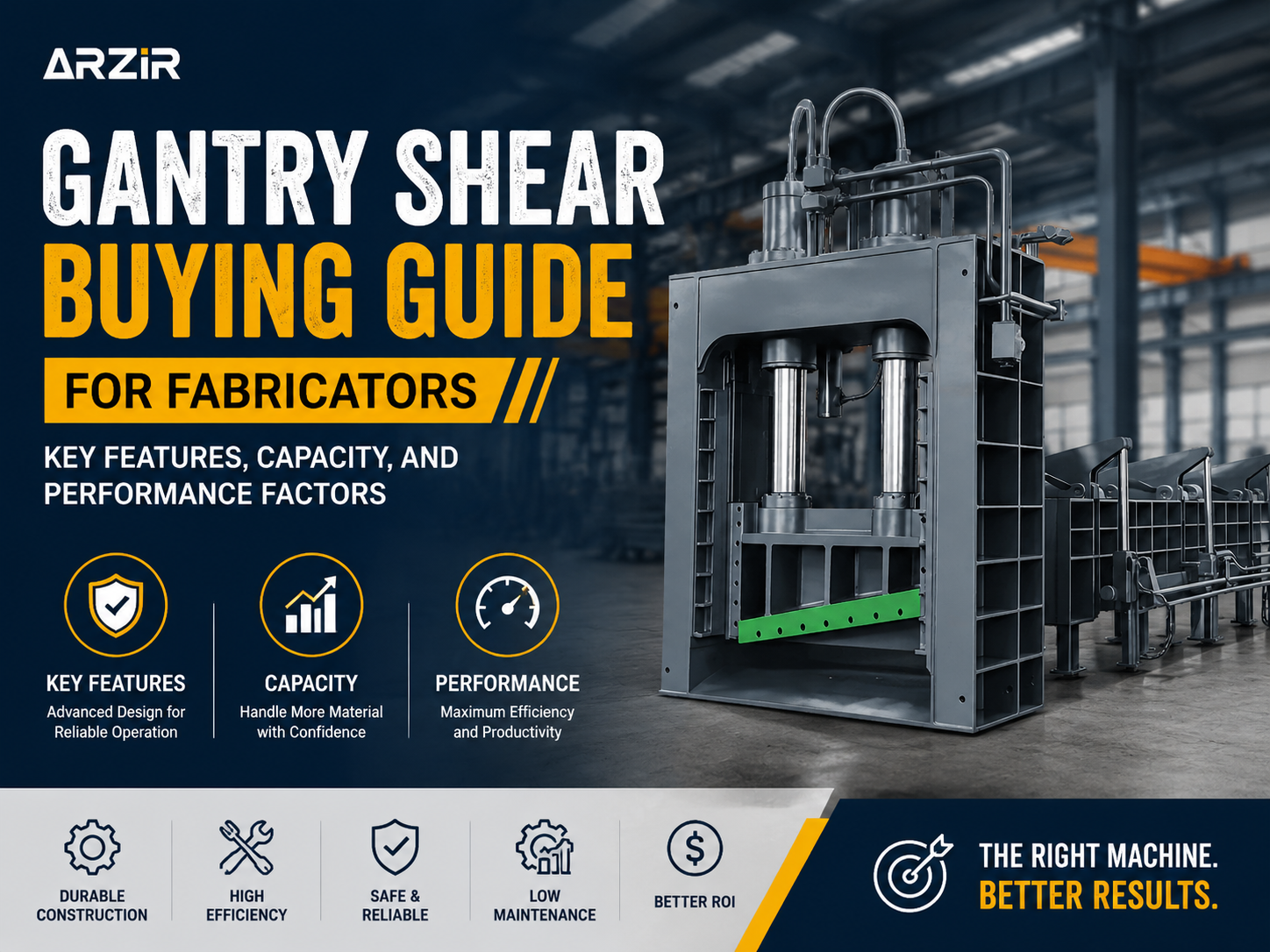 gantry shear buying guide for fabricators key features capacity and performance factors