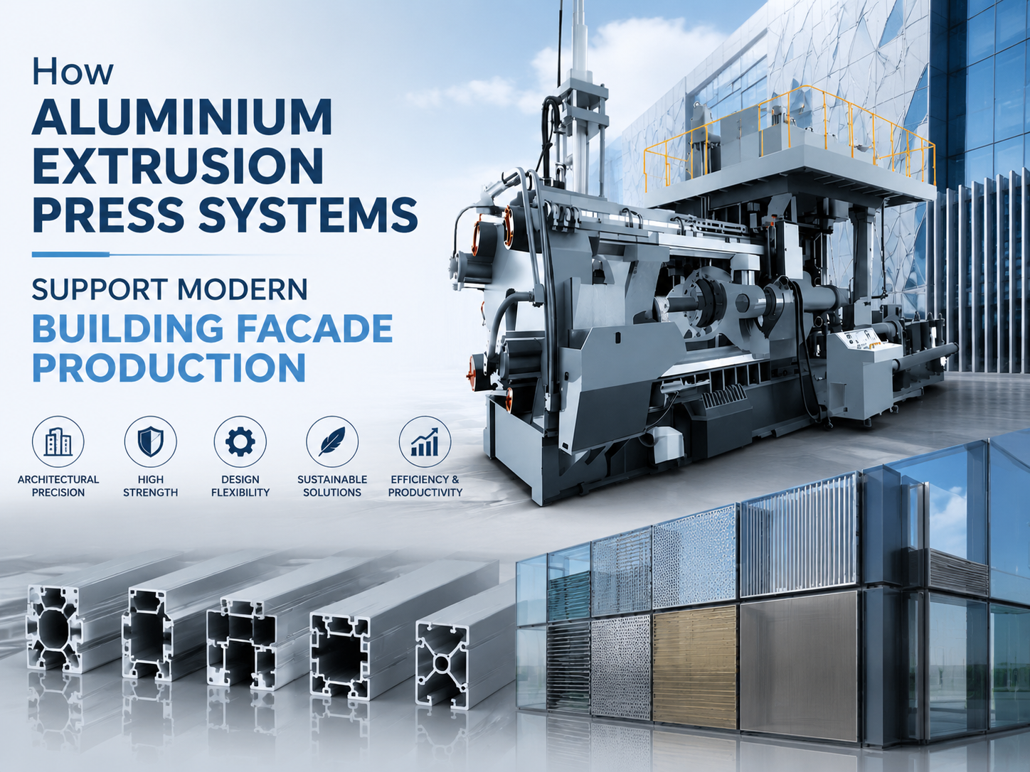 how aluminium extrusion press systems support modern building facade production 1