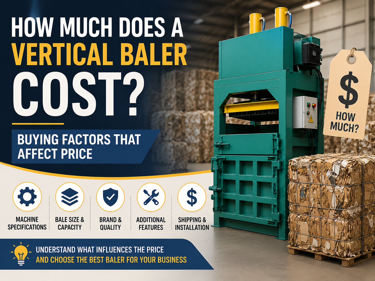 how much does a vertical baler cost buying factors that affect price