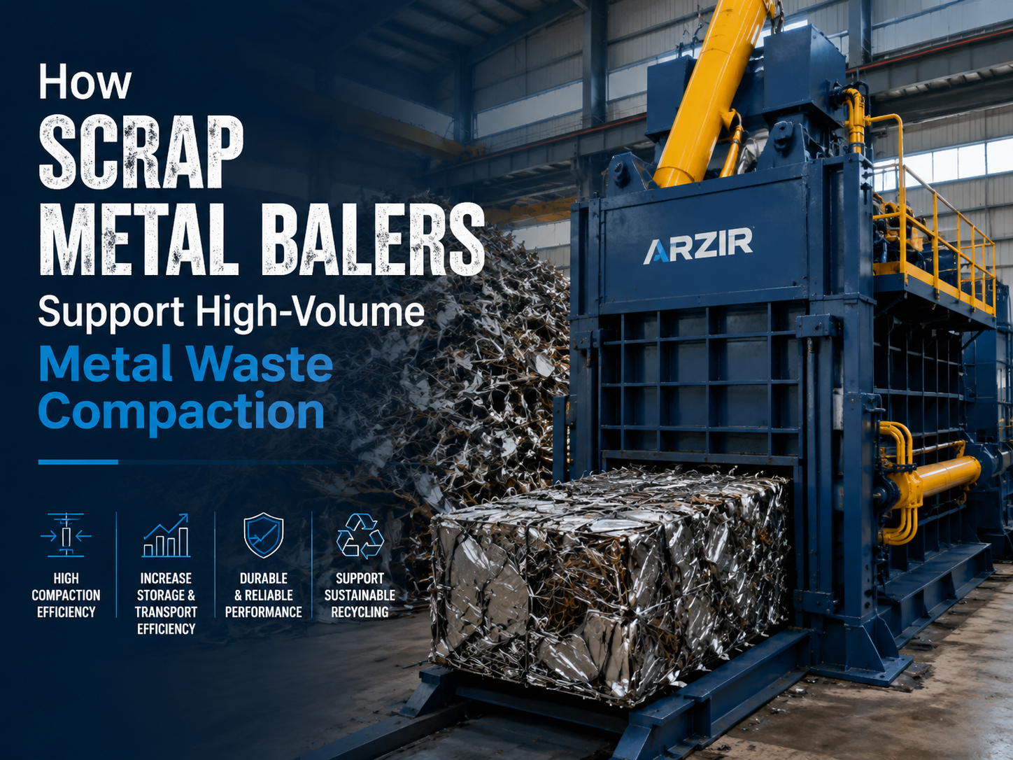 how scrap metal balers support high volume metal waste compaction 2