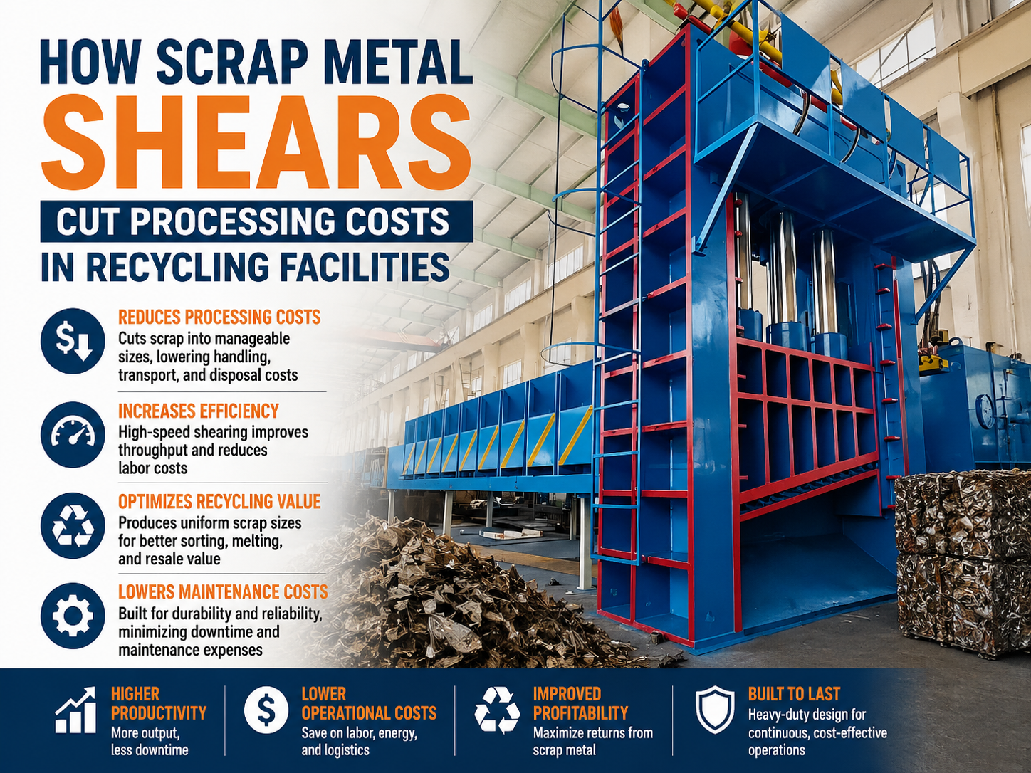 how scrap metal shears cut processing costs in recycling facilities 1