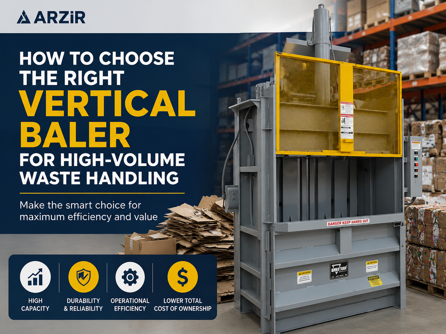 how to choose the right vertical baler for high volume waste handling 1