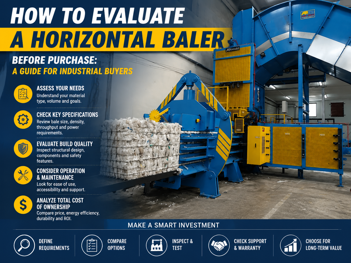 how to evaluate a horizontal baler before purchase a guide for industrial buyers