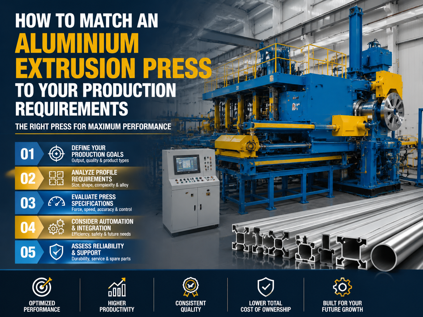 how to match an aluminium extrusion press to your production requirements 1