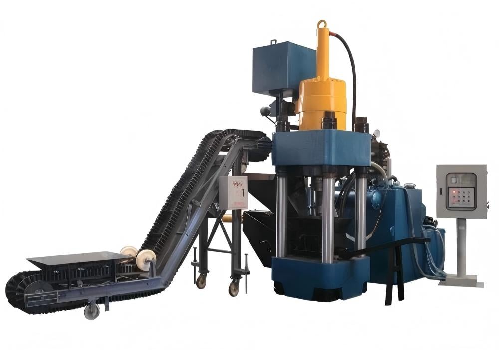 Industrial Hydraulic Briquetting Machine for Metal Chips