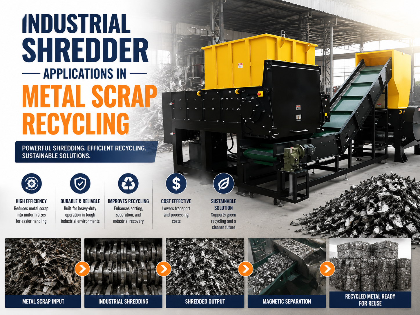 industrial shredder applications in metal scrap recycling a comprehensive guide