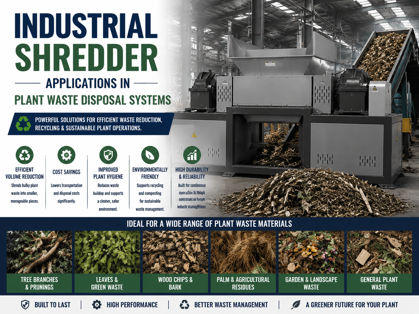 industrial shredder applications in plant waste disposal systems a comprehensive guide