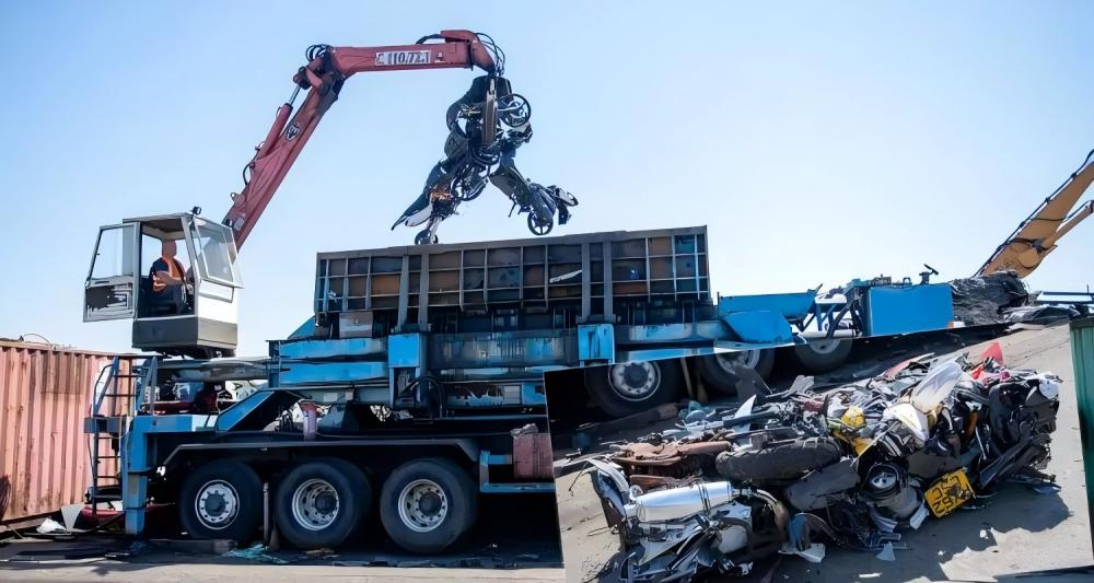 Scrap metal variety in processing